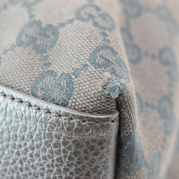 GUCCI GG Guccissima Canvas Leather Tote Brown | DDH