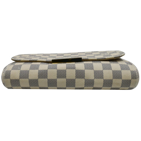 LOUIS VUITTON Favorite MM Damier Azur Crossbody Bag White