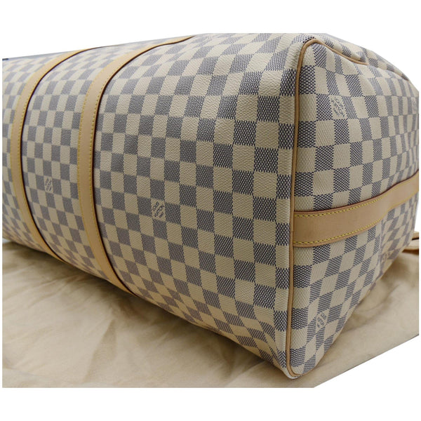 Louis Vuitton Keepall 55 Bandouliere Damier Azur Travel Bag