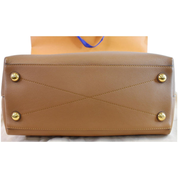 LOUIS VUITTON Bagatelle Parnassea Leather Shoulder Bag Noisette