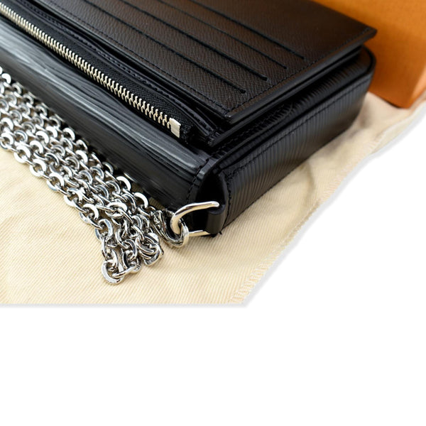 LOUIS VUITTON Felicie Pochette Epi Crossbody Bag Black - Hot Deals