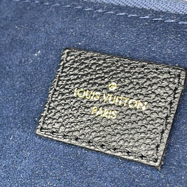 LOUIS VUITTON Neverfull MM Monogram Empreinte Tote Bag Black