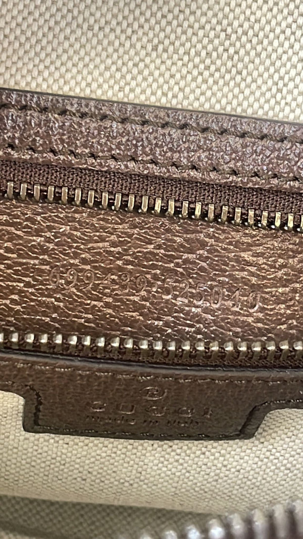 GUCCI Ophidia GG Supreme Canvas Crossbody Bag Beige 699439