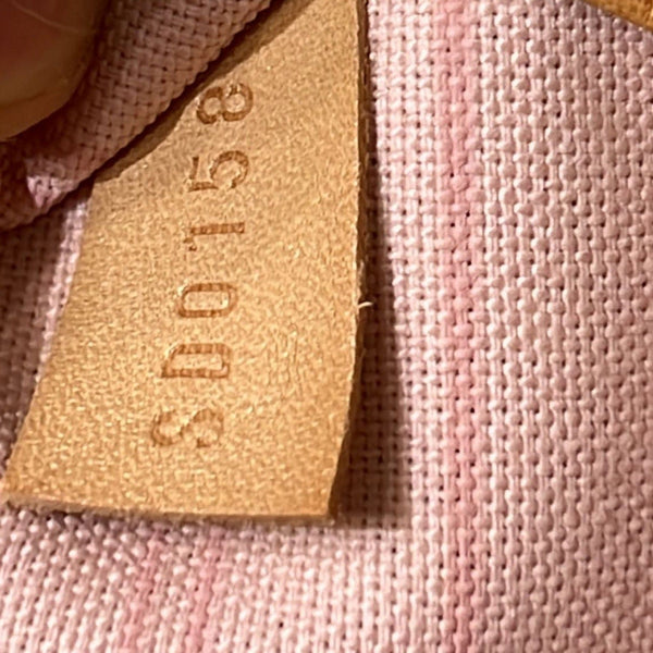 LOUIS VUITTON Neverfull MM Damier Azur Shoulder Bag White