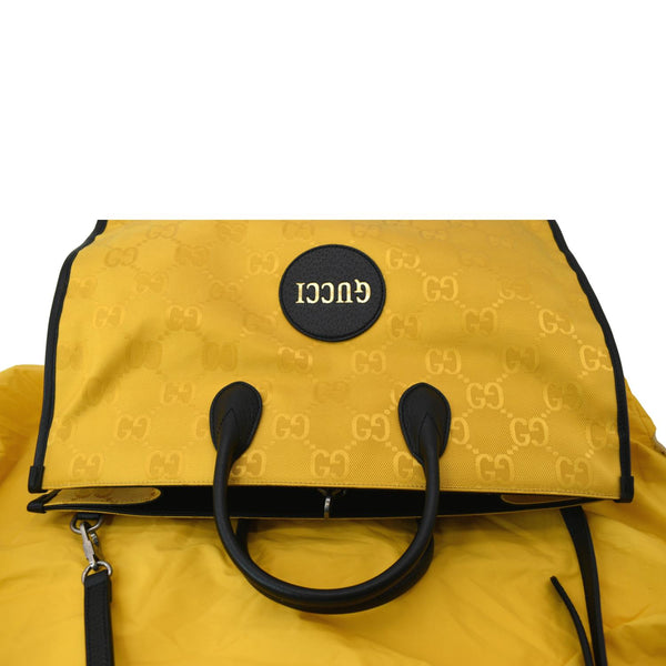 GUCCI Off The Grid GG Nylon Tote Bag Yellow 630353
