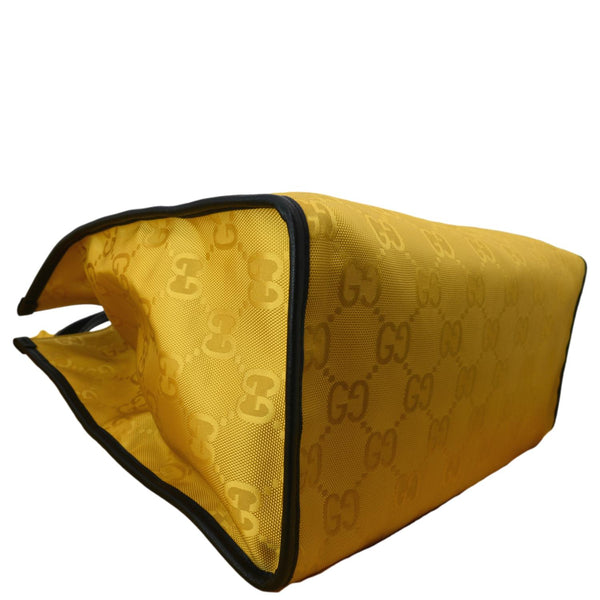 GUCCI Off The Grid GG Nylon Tote Bag Yellow 630353