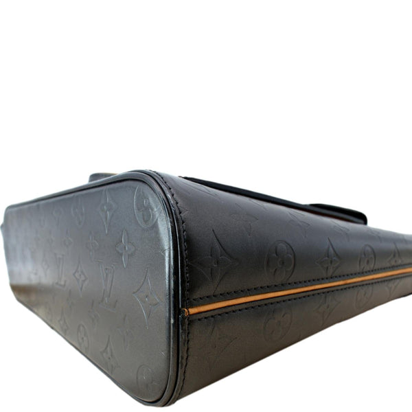 LOUIS VUITTON Willwood GM Monogram Mat Leather Tote Bag Black