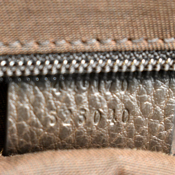 GUCCI GG Canvas Tote Travel Bag Beige 449170