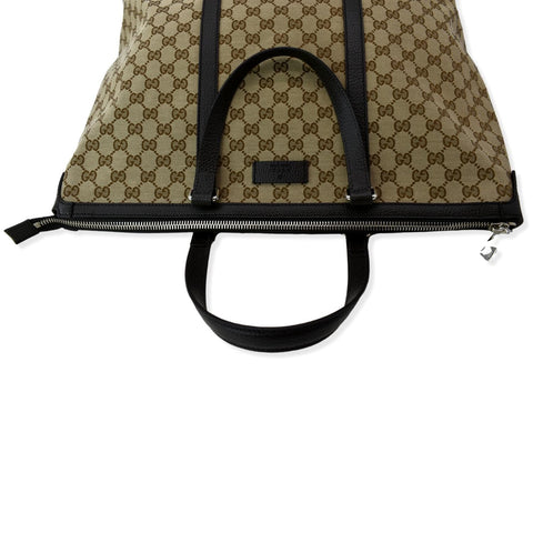 GUCCI GG Canvas Tote Travel Bag Beige 449170 - Sold