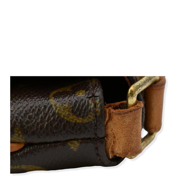 LOUIS VUITTON Musette Tango Monogram Canvas Crossbody Bag Brown