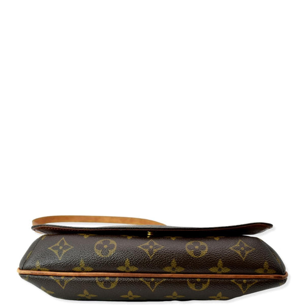 LOUIS VUITTON Musette Tango Monogram Canvas Crossbody Bag Brown