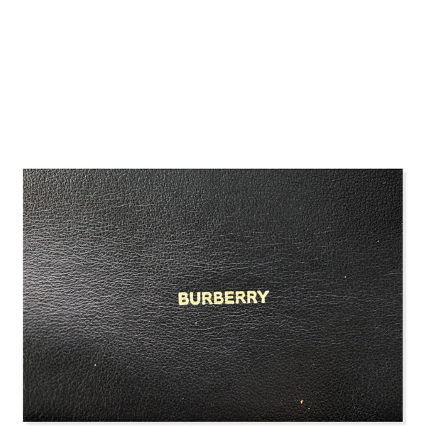BURBERRY Vintage Check Leather Wallet Beige
