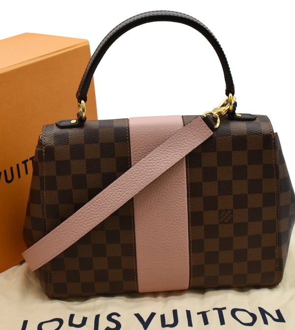 LOUIS VUITTON Bond Street MM Damier Ebene Crossbody Bag Magnolia