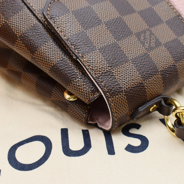 LOUIS VUITTON Bond Street MM Damier Ebene Crossbody Bag Magnolia