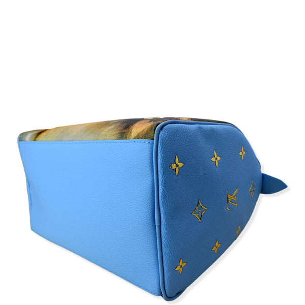 LOUIS VUITTON Jeff Koons Turner Speedy 30 Printed Canvas Satchel Bag Multicolor