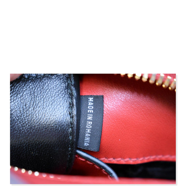 PRADA Saffiano City Calfskin Esplanade Crossbody Bag Red