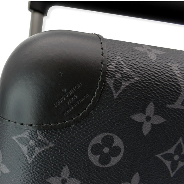 LOUIS VUITTON Horizon 55 Monogram Eclipse Canvas Rolling Suitcase Black