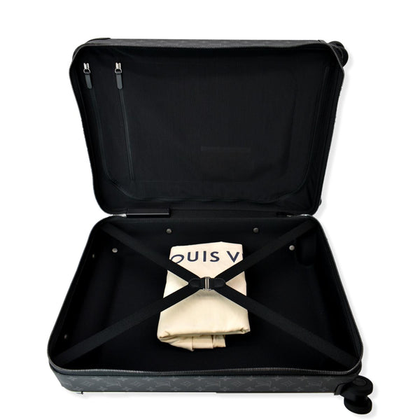 LOUIS VUITTON Horizon 55 Monogram Eclipse Canvas Rolling Suitcase Black