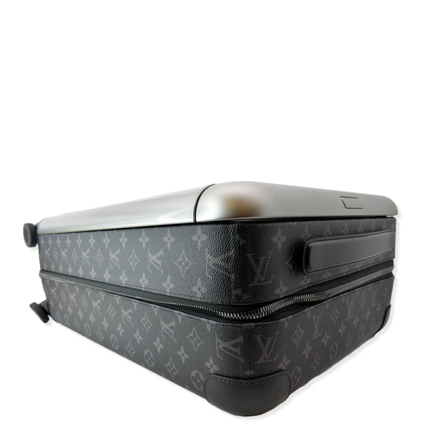 LOUIS VUITTON Horizon 55 Monogram Eclipse Canvas Rolling Suitcase Black