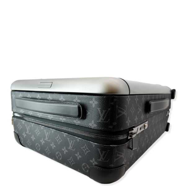 LOUIS VUITTON Horizon 55 Monogram Eclipse Canvas Rolling Suitcase Black