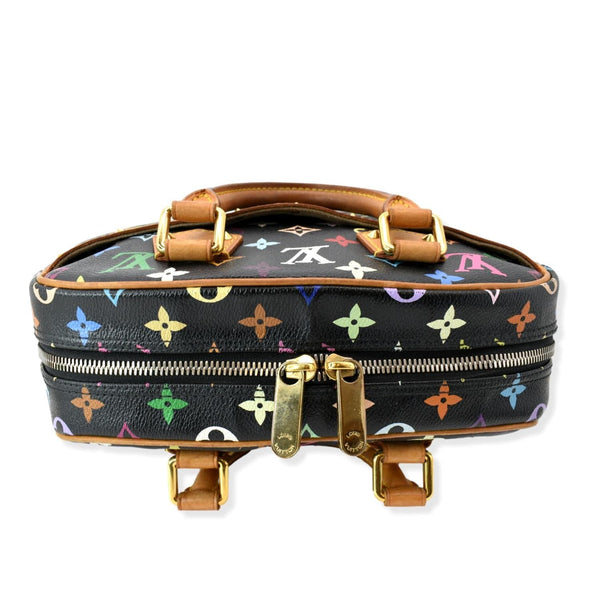 LOUIS VUITTON Trouville Monogram Satchel Bag Multicolor