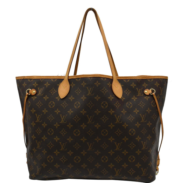 LOUIS VUITTON Neverfull GM Monogram Canvas Tote Bag Brown