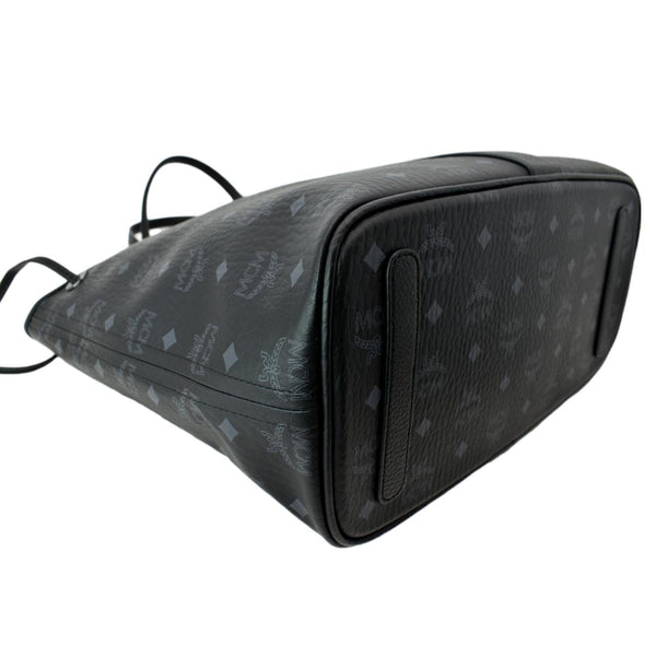 MCM Liz Visetos Reversible Shopper Tote Bag Black