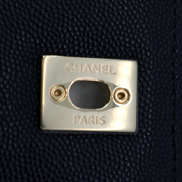 CHANEL Business Affinity Caviar Quilted Backpack Black