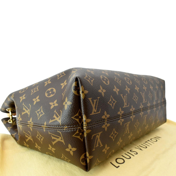 LOUIS VUITTON Graceful MM Monogram Canvas Shoulder Bag Brown