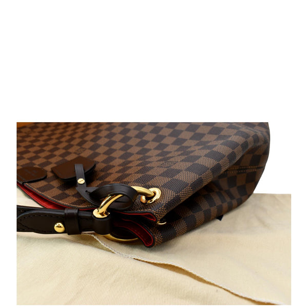LOUIS VUITTON Graceful MM Damier Ebene Shoulder Bag Brown