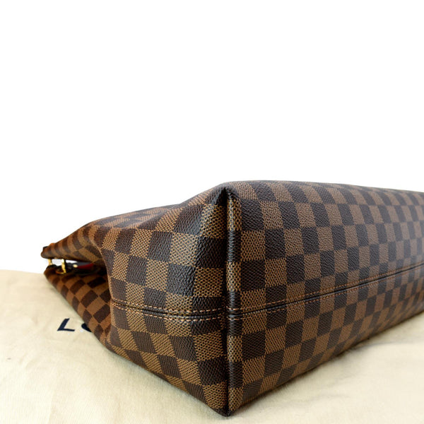 LOUIS VUITTON Graceful MM Damier Ebene Shoulder Bag Brown