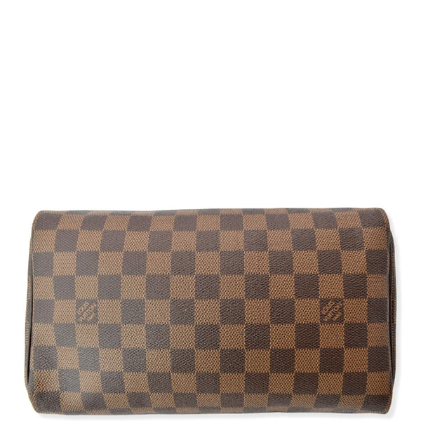 LOUIS VUITTON Speedy 25 Damier Ebene Shoulder Bag Brown