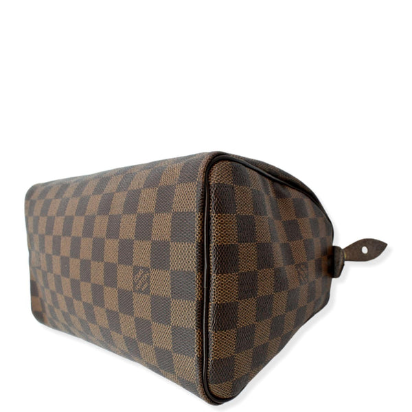 LOUIS VUITTON Speedy 25 Damier Ebene Shoulder Bag Brown