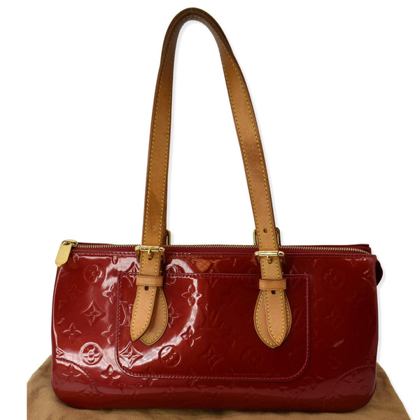 LOUIS VUITTON Rosewood Monogram Vernis Shoulder Bag Pomme D Amour