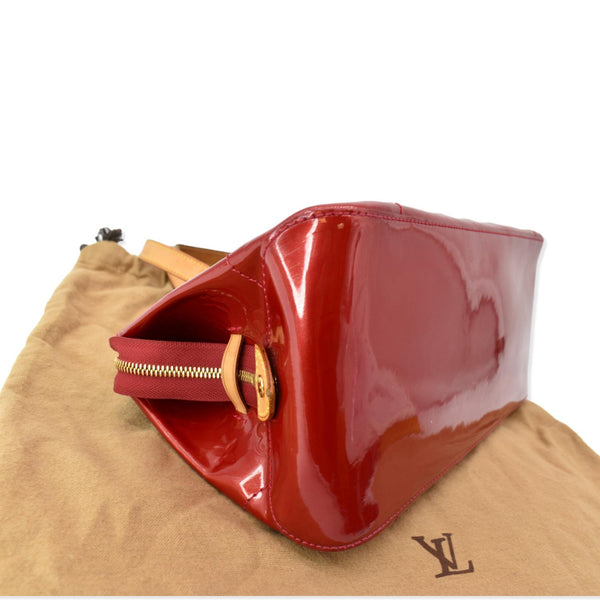 LOUIS VUITTON Rosewood Monogram Vernis Shoulder Bag Pomme D Amour