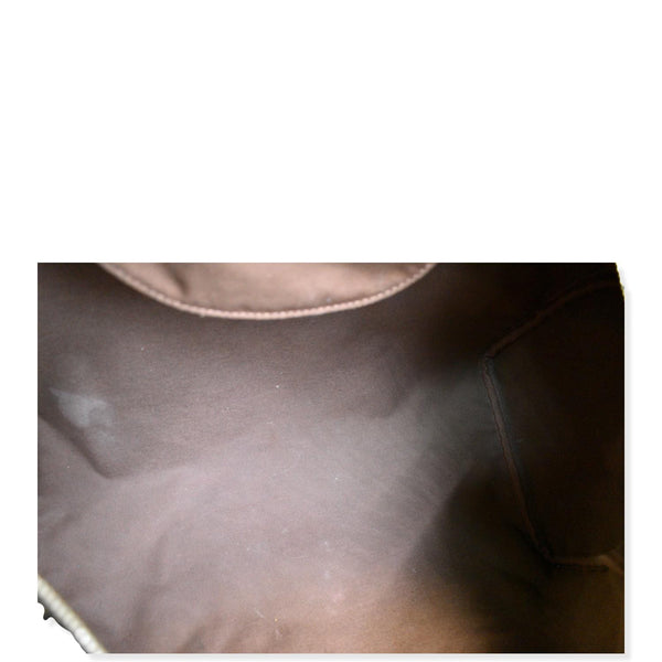 LOUIS VUITTON Speedy 40 Monogram Canvas Satchel Bag Brown