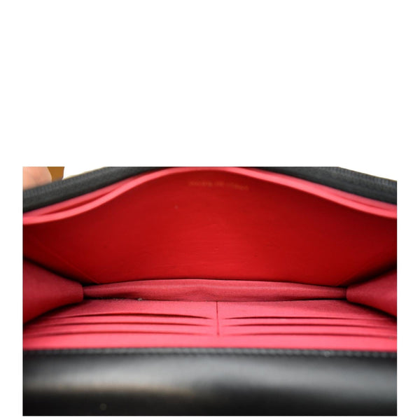 CHANEL CC WOC Patent leather Wallet On Chain Crossbody Bag Black