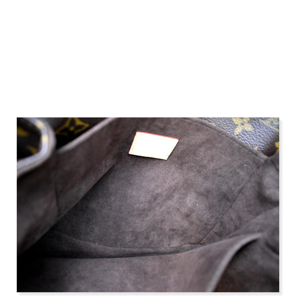 LOUIS VUITTON Metis Pochette Monogram Canvas Crossbody Bag Brown