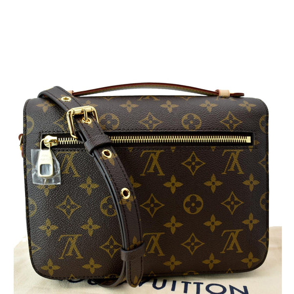 LOUIS VUITTON Metis Pochette Monogram Canvas Crossbody Bag Brown