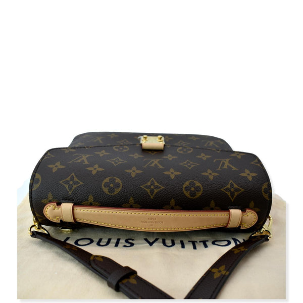 LOUIS VUITTON Metis Pochette Monogram Canvas Crossbody Bag Brown