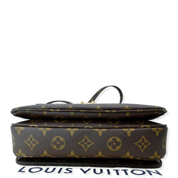 LOUIS VUITTON Metis Pochette Monogram Canvas Crossbody Bag Brown