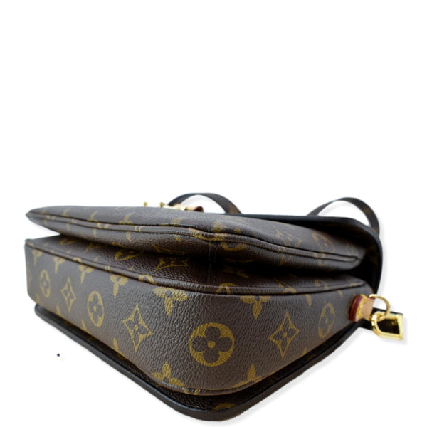 LOUIS VUITTON Metis Pochette Monogram Canvas Crossbody Bag Brown
