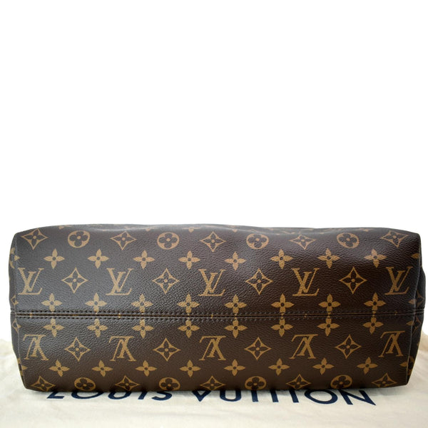 LOUIS VUITTON Graceful MM Monogram Canvas Shoulder Bag Brown