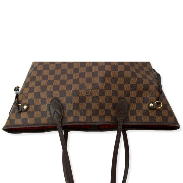 LOUIS VUITTON Neverfull MM Damier Ebene Shoulder Tote Bag