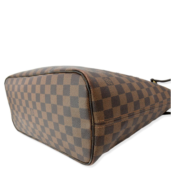 LOUIS VUITTON Neverfull MM Damier Ebene Shoulder Tote Bag