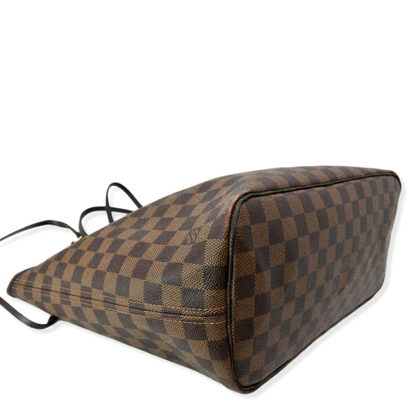 LOUIS VUITTON Neverfull MM Damier Ebene Shoulder Tote Bag