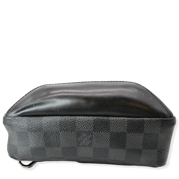 LOUIS VUITTON Avenue Sling Damier Graphite Backpack Bag Black