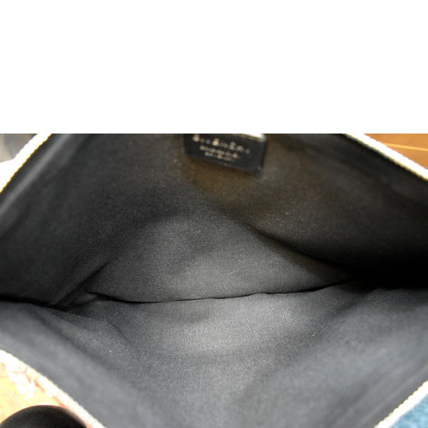 GIVENCHY Bambi Print Medium Textured Coated Canvas Cosmetic Pouch Black