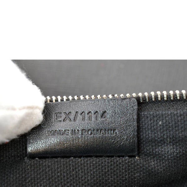 GIVENCHY Bambi Print Medium Textured Coated Canvas Cosmetic Pouch Black