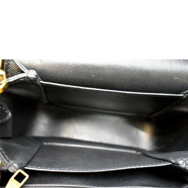 LOUIS VUITTON Vivienne NM Grained Calfskin Leather Shoulder Bag Black- sold